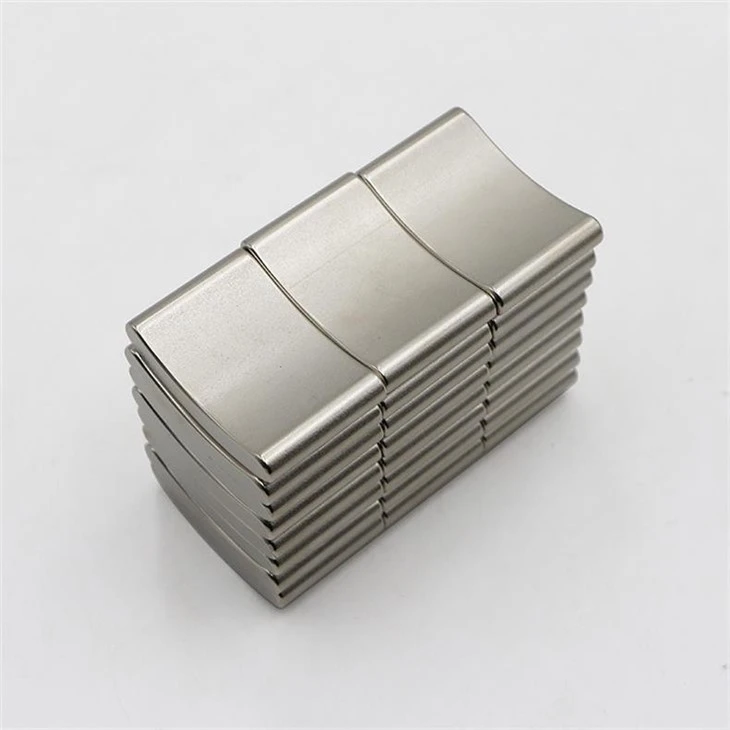 Small Size Ultra-Thin Segmental Curved Neodymium Arc-shaped Magnets For Micro Motors suppliers